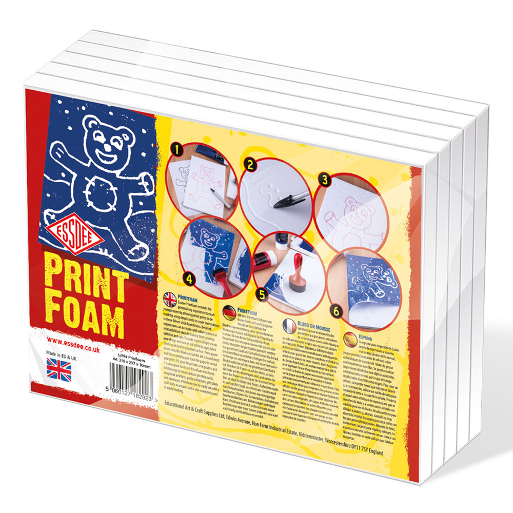 Essdee Print Foam 8.26x11.69 inch Pack of 5