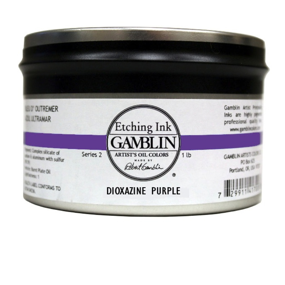 Gamblin Etching Ink Dioxazine Purple 1 Lb