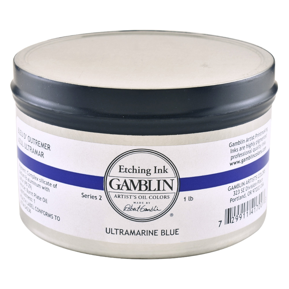 Gamblin Etching Ink Ultramarine Blue 1 Lb