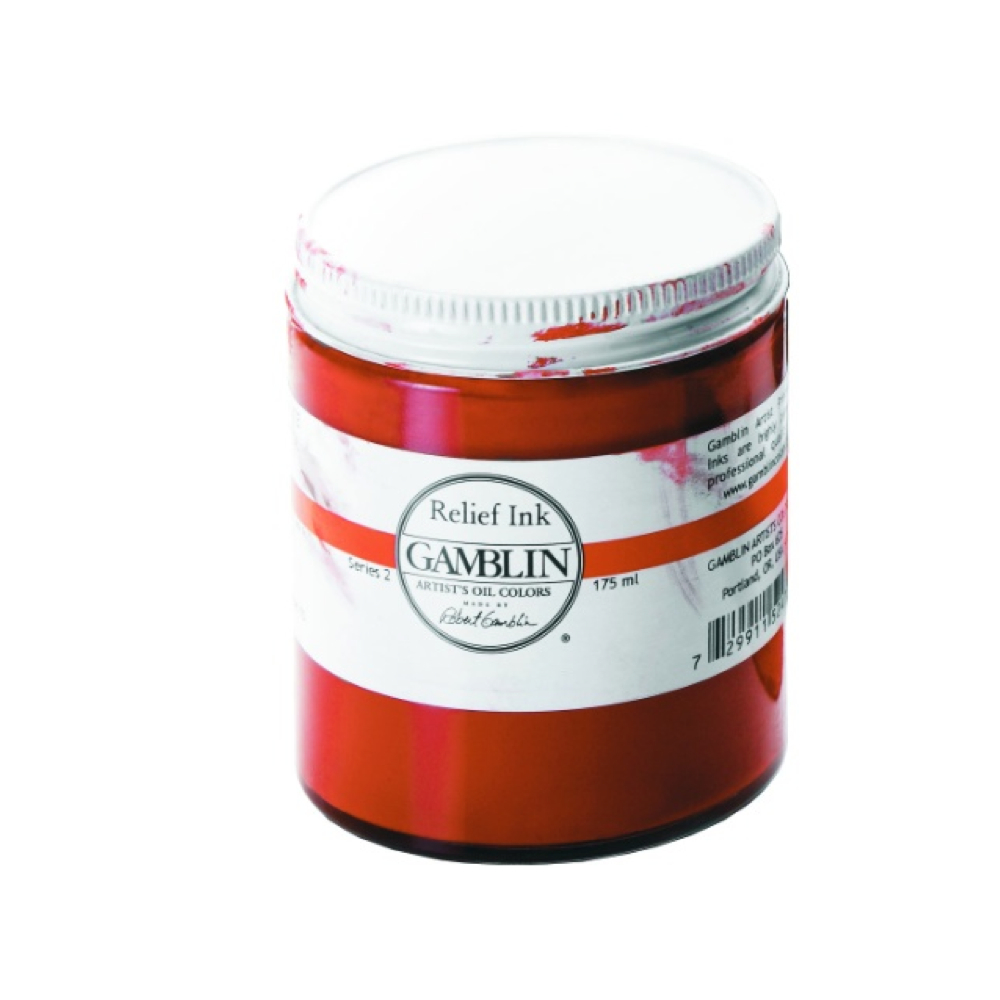 Gamblin Relief Ink Napthol Scarlet 175Ml