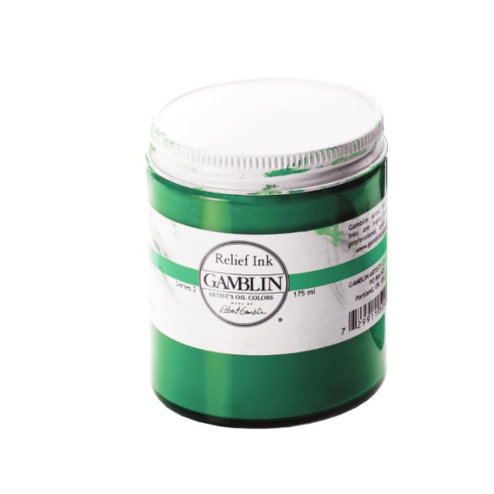 Gamblin Relief Ink Phthalo Green 175Ml