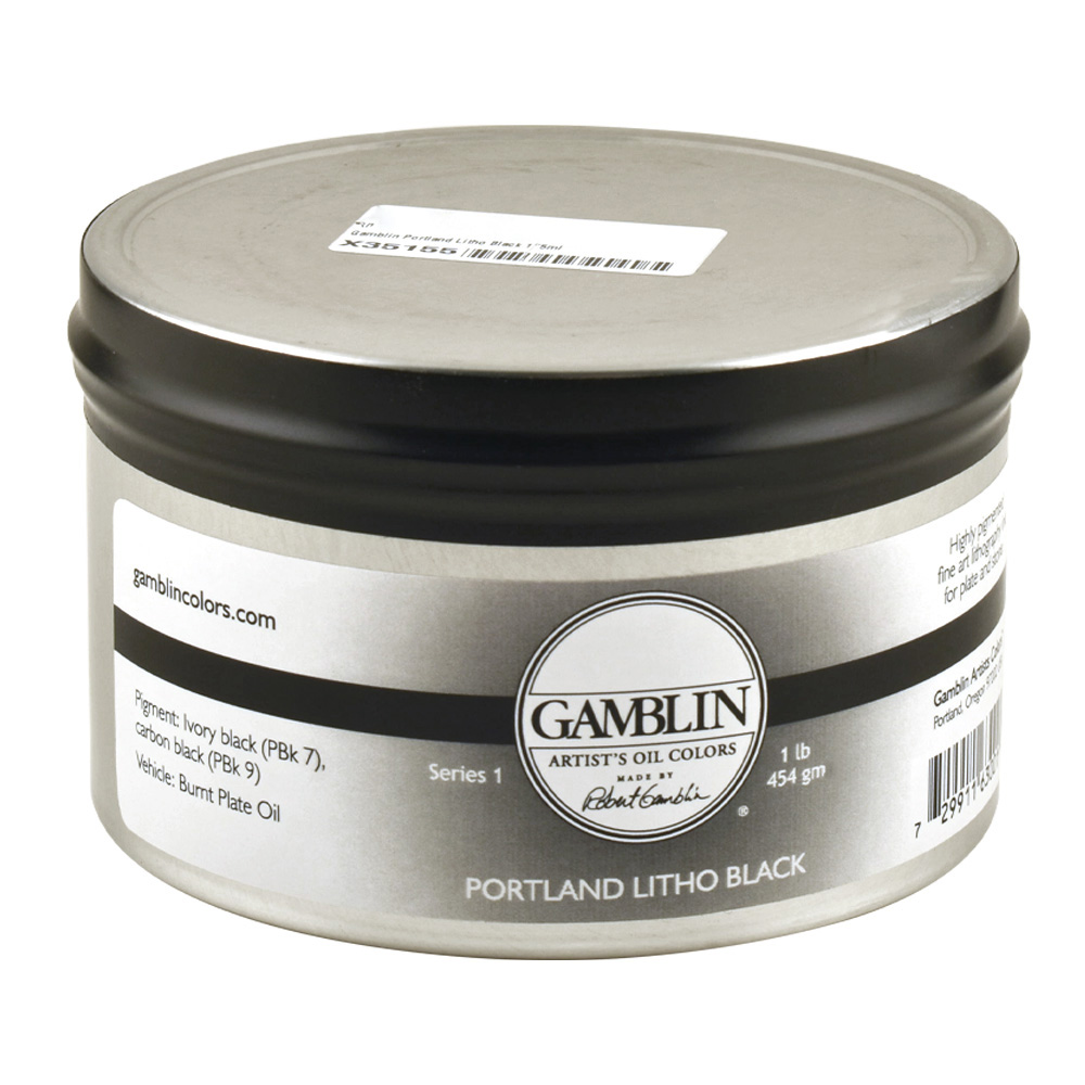 Gamblin Portland Litho Black 175ml