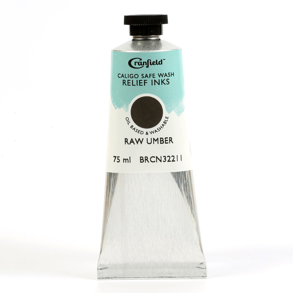 Cranfield Caligo Relief Ink 75ml Raw Umber