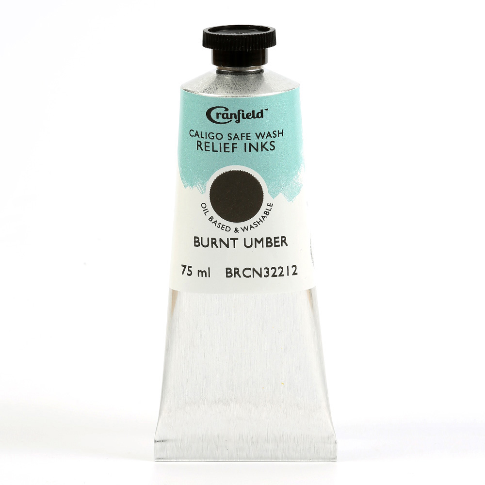 Cranfield Caligo Relief Ink 75ml Burnt Umber