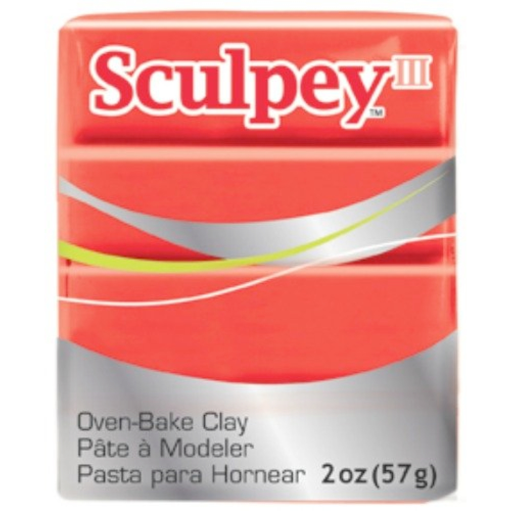 Sculpey III Red Hot Red 583