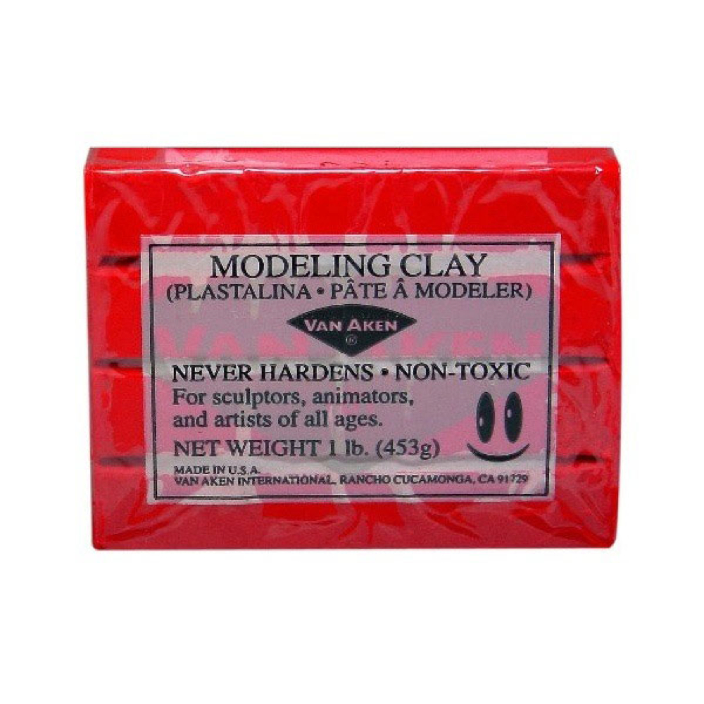 Van Aken Modeling Clay 1 Lb Red