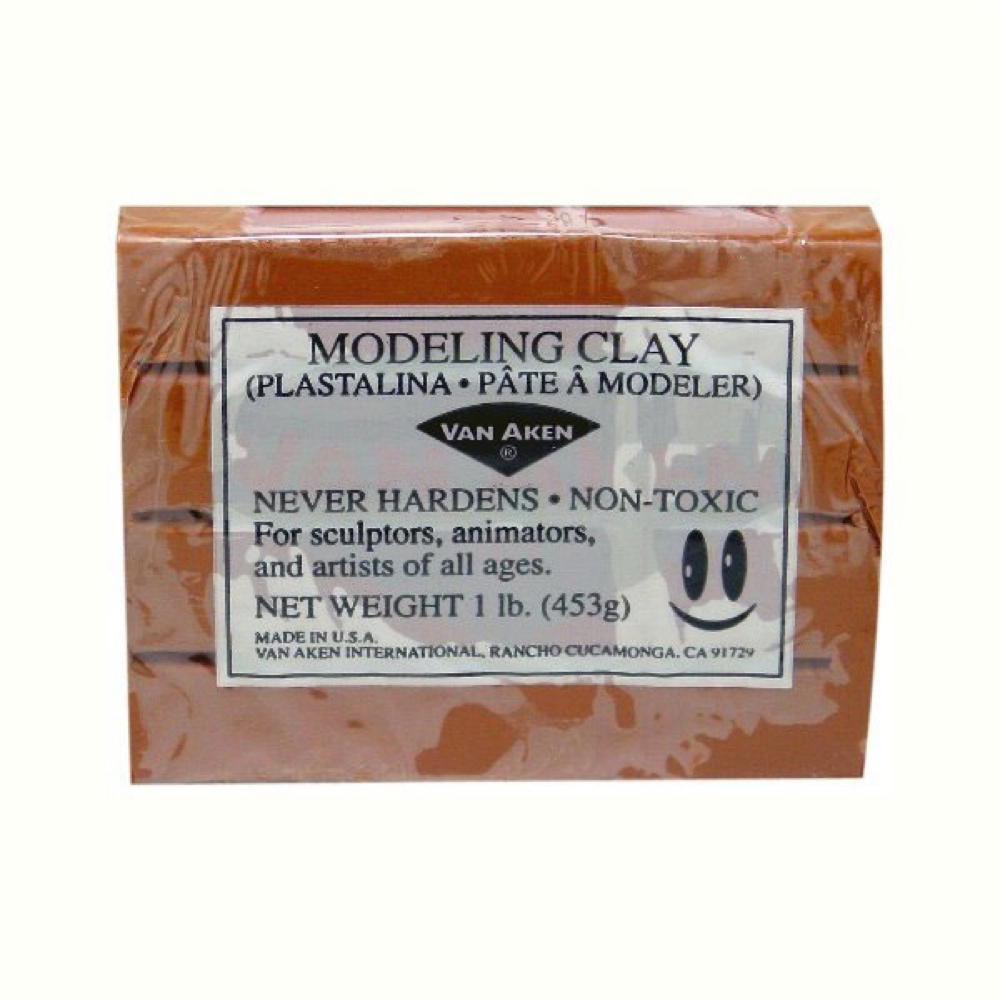 Van Aken Modeling Clay 1 Lb Brown