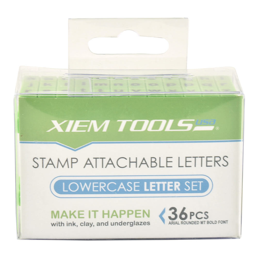 Xiem Attachable Letter Stamp Set 36pcs Lower