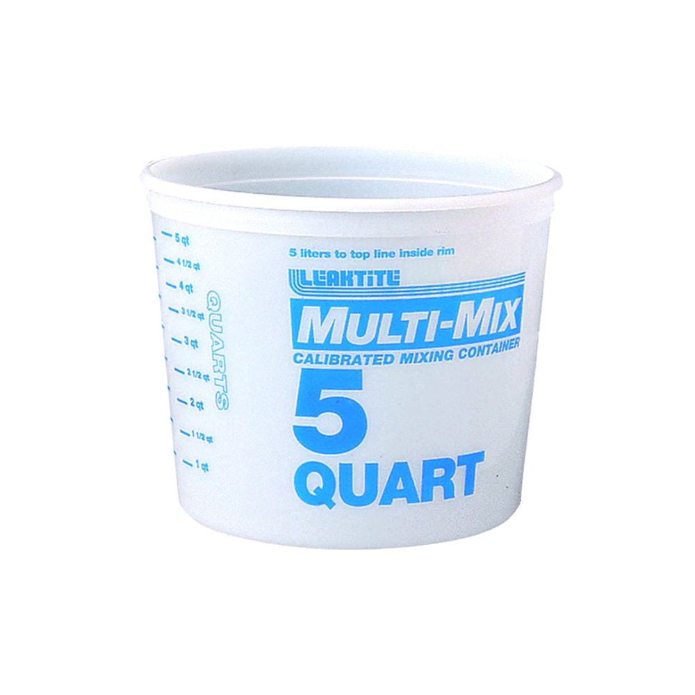 Multi-Mix Plastic Container 5 Qt.