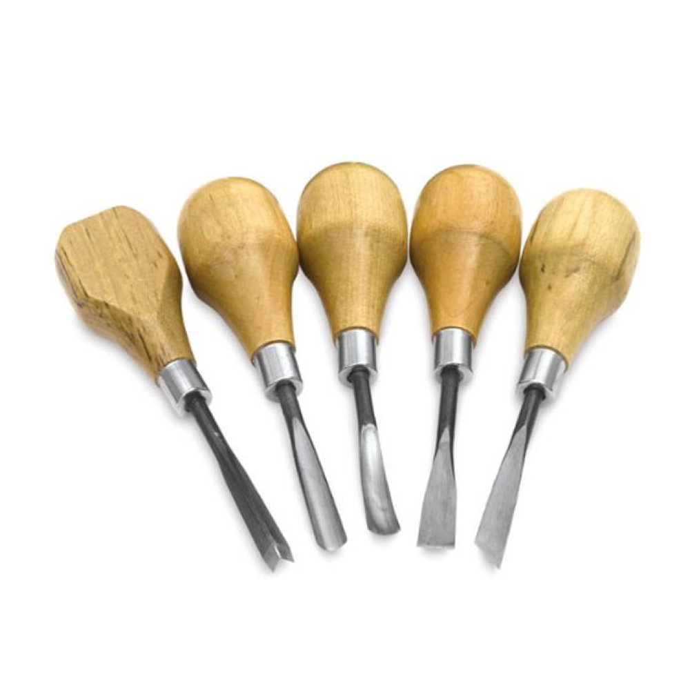 Wood & Linoleum Carving Tool Set Of 5 K7