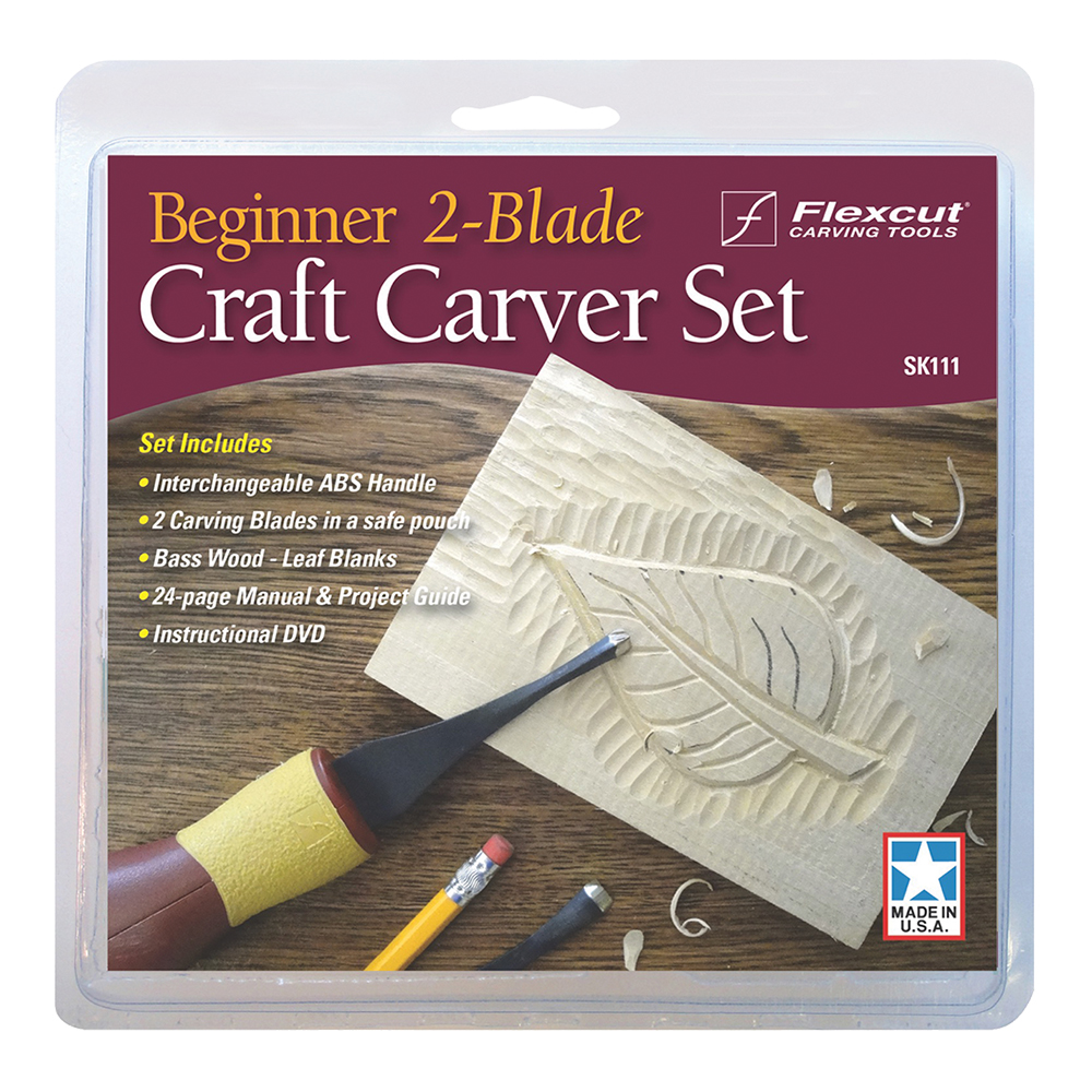 Flexcut Beginner 2-Blade Craft Carver Set