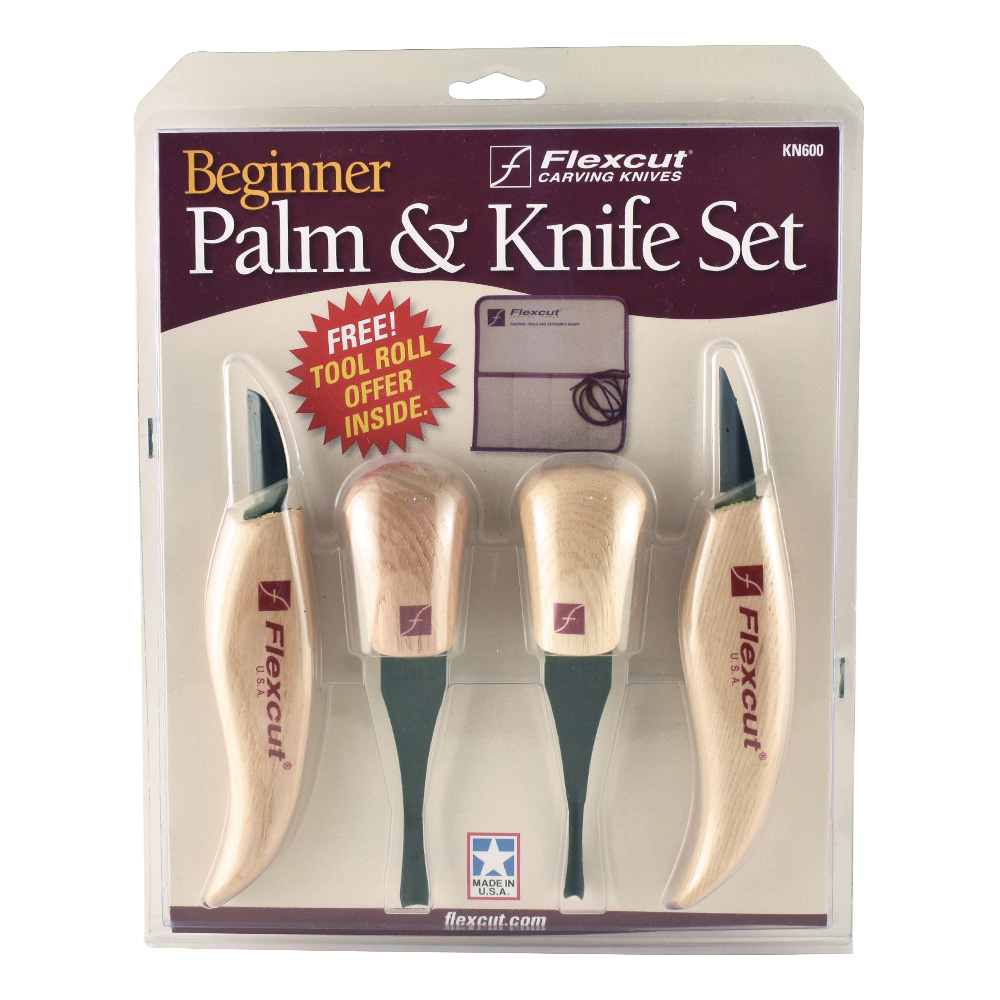 Flexcut Beginner Palm & Knife Set