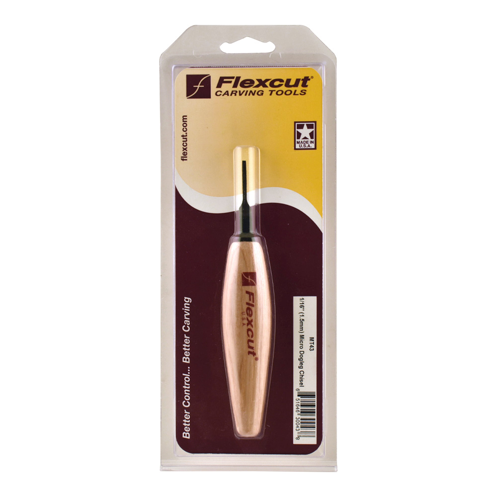 Flexcut Micro Dogleg Chisel - 1/16