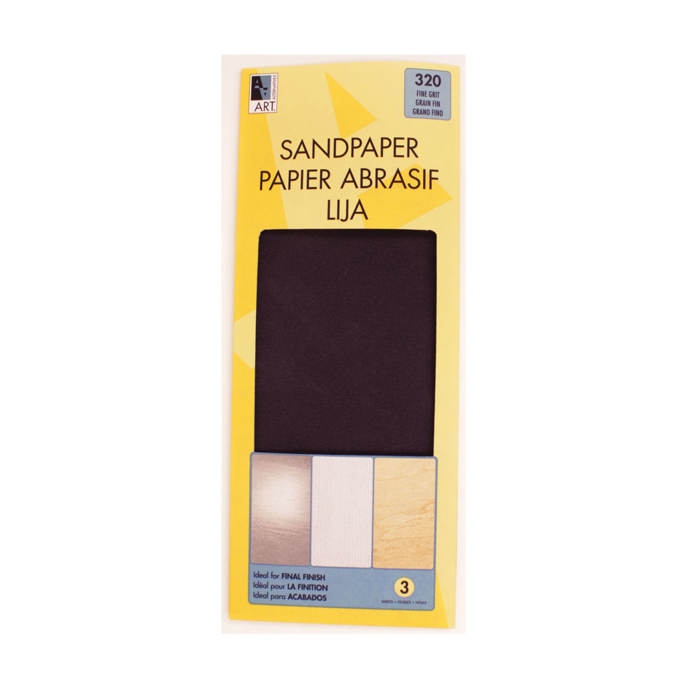 Aa Sandpaper Fine Grit Pack Of 3