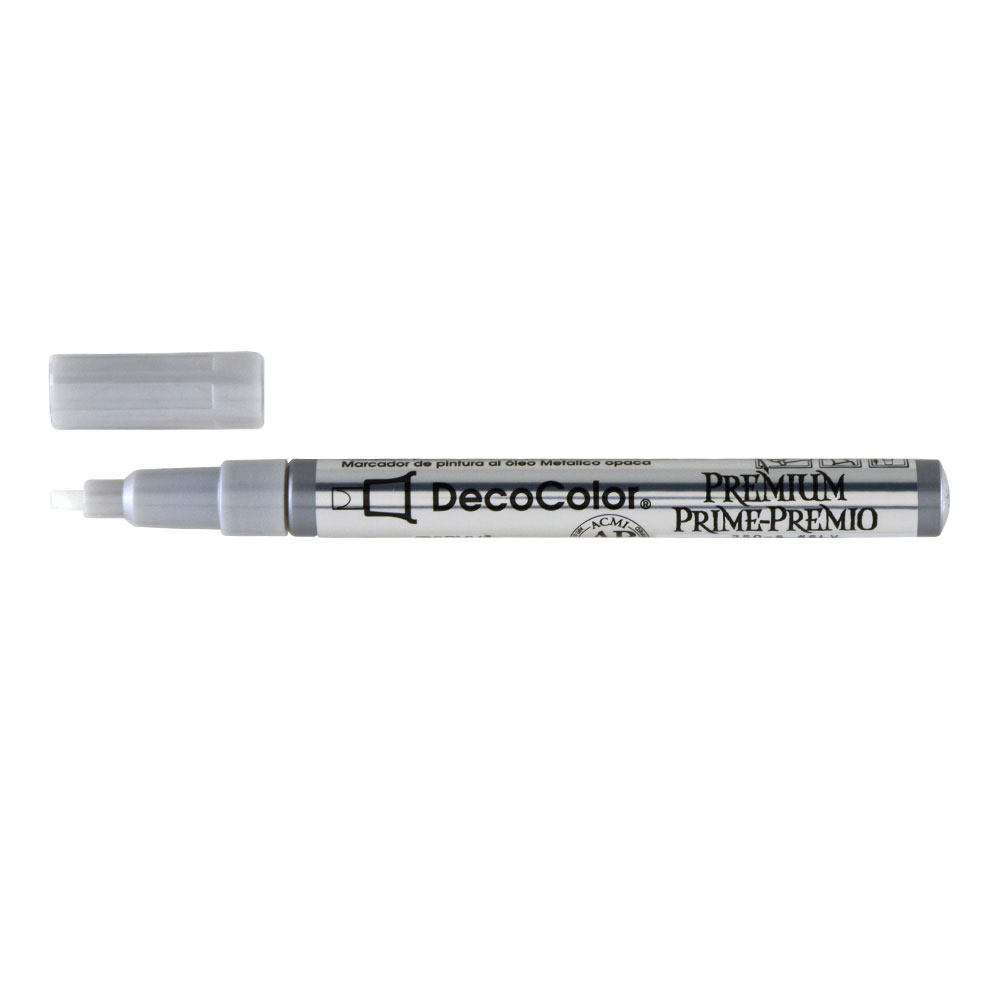 DecoColor Premium Leafing Tip Marker Silver