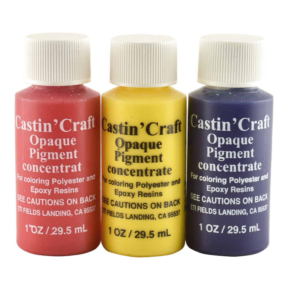 Castin' Craft 1 Oz Opaque Dye Primary Set