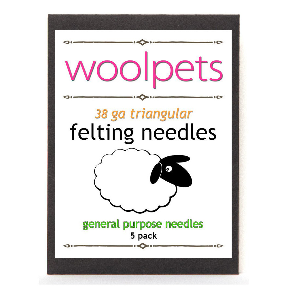 Woolpets Felting Needles 38ga Standard 5/Pk