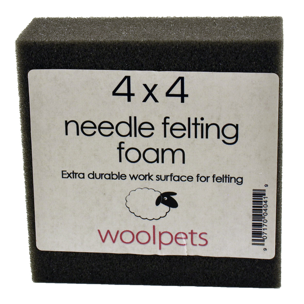 Woolpets Needle Felting Foam Pad 4 x 4 x 1.5