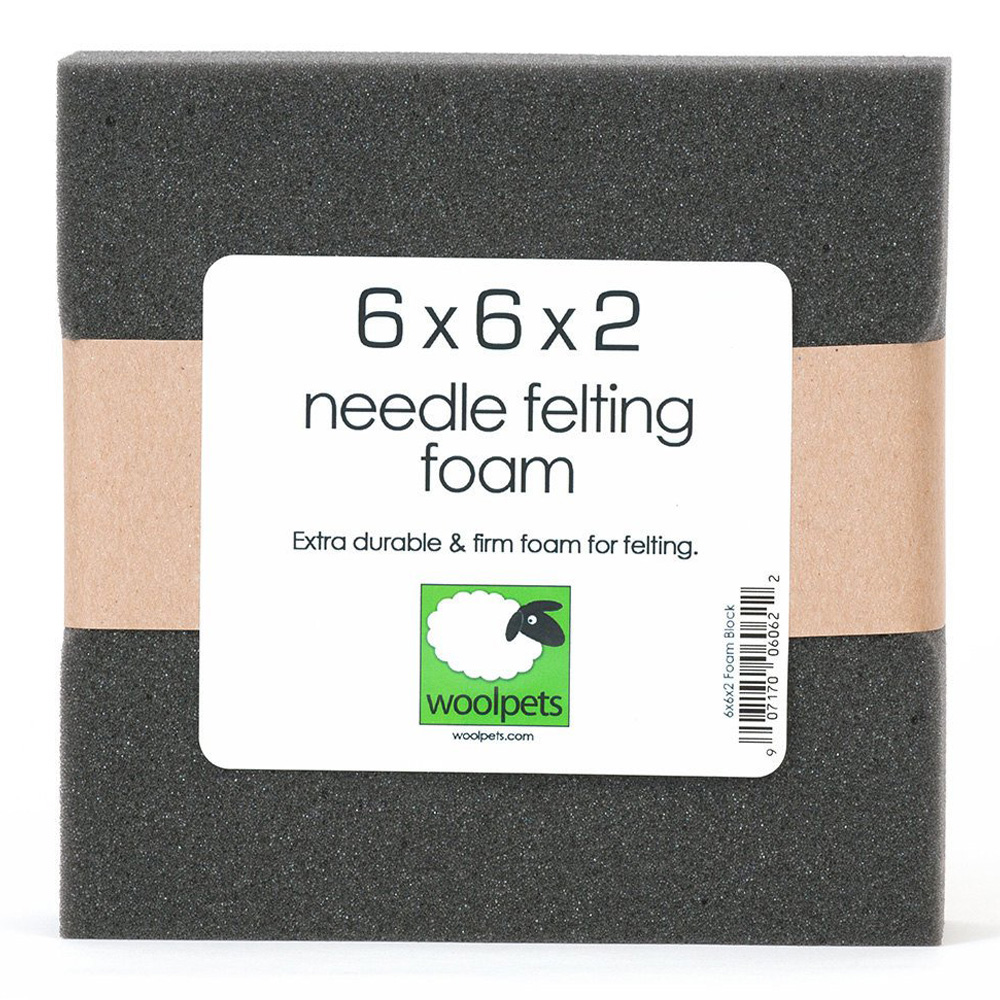 Woolpets Needle Felting Foam Pad 6X6X1.5