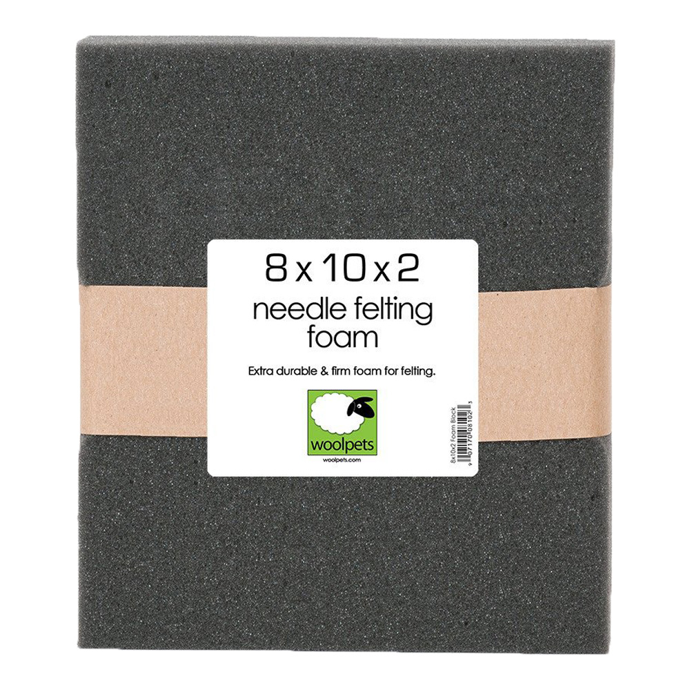 Woolpets Needle Felting Foam Pad 8X10X2