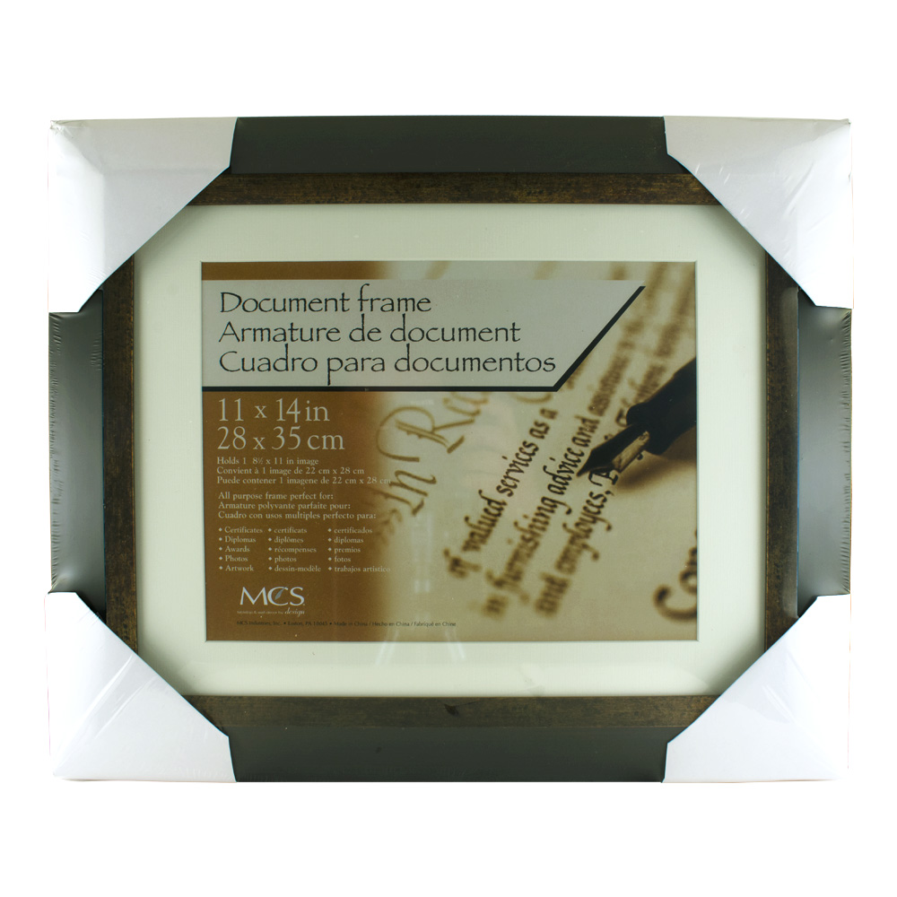 MCS Document Frame Fairmont Espresso 11X14