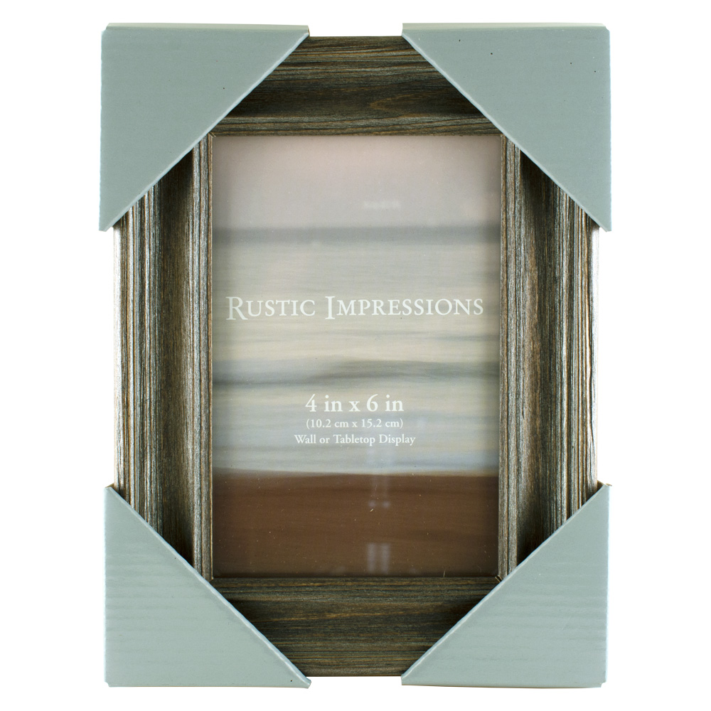 MCS Rustic Impressions Silver Frame 4X6