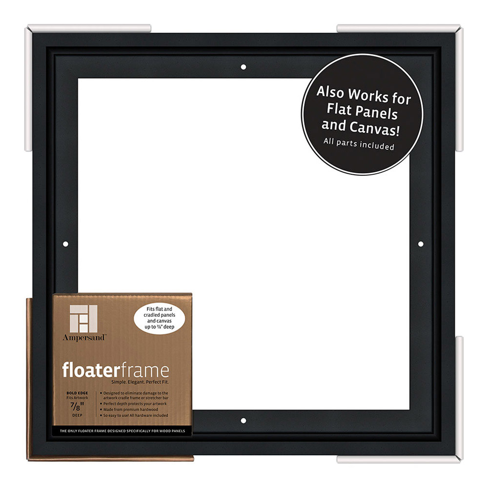 Ampersand Float Frame 7/8In Bold 12X12 Black