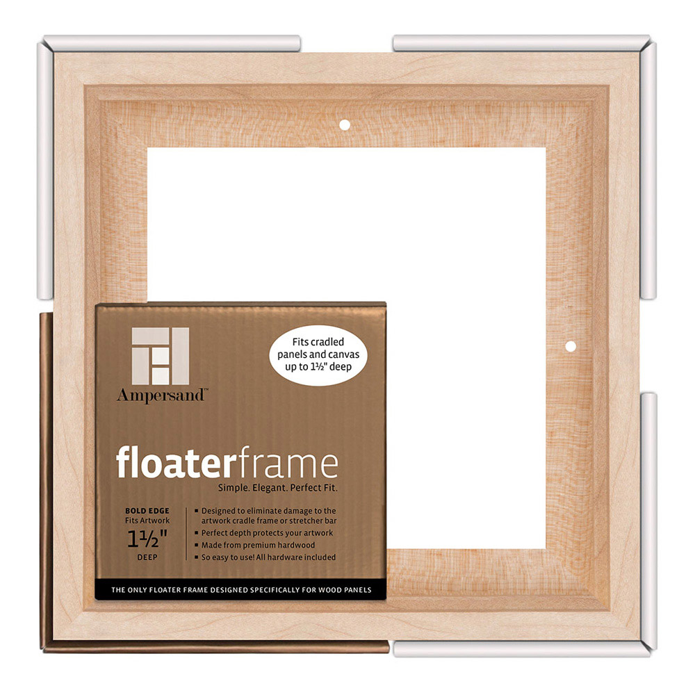 Ampersand Float Frame 1.5In Bold 8X8 Maple