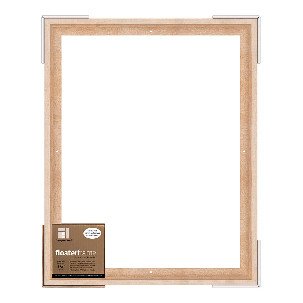 Ampersand Float Frame 1.5In Bold 16X20 Maple