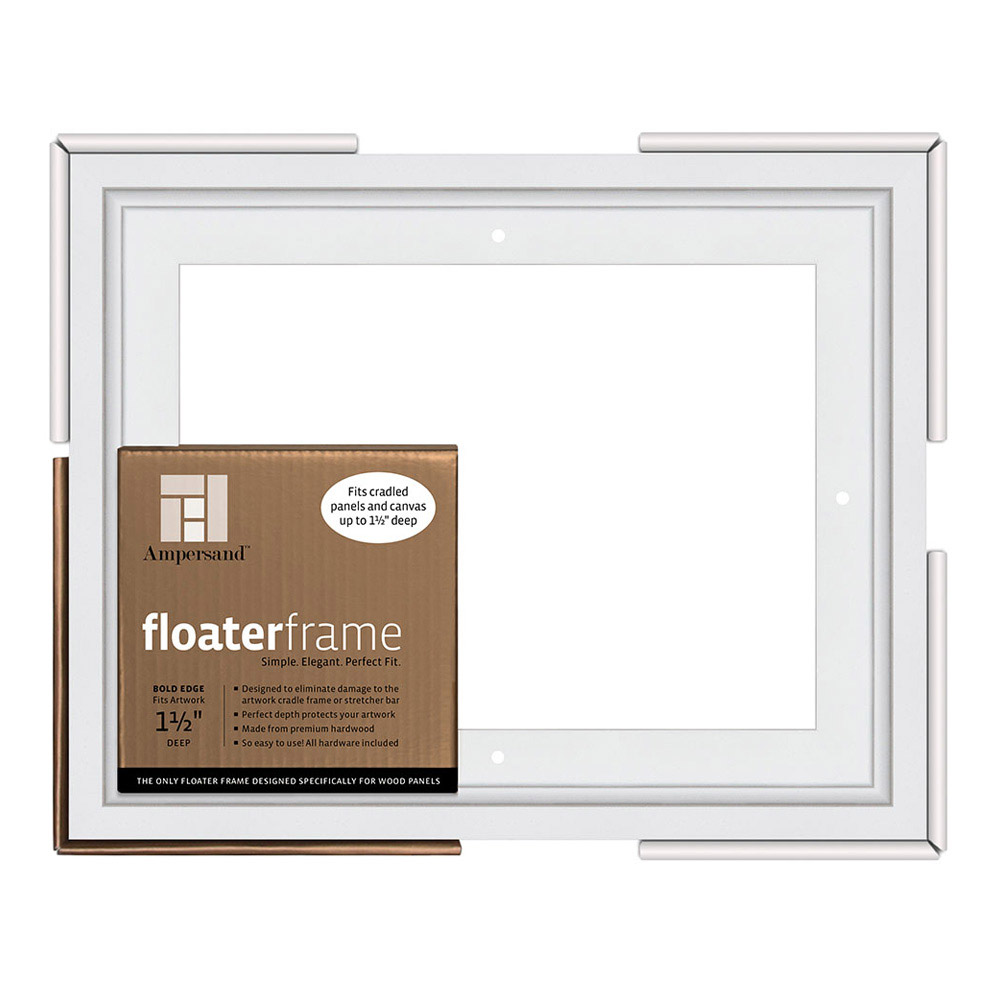 Ampersand Float Frame 1.5In Bold 8X10 White