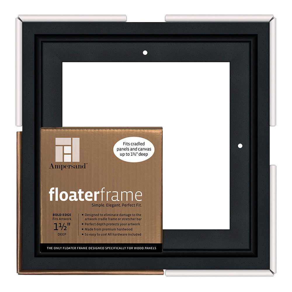 Ampersand Float Frame 1.5In Bold 8X8 Black