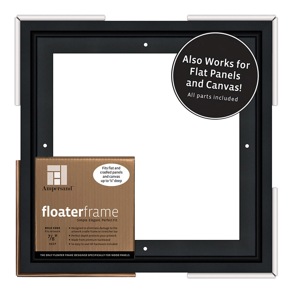 Ampersand Float Frame 7/8In Bold 10X10 Black