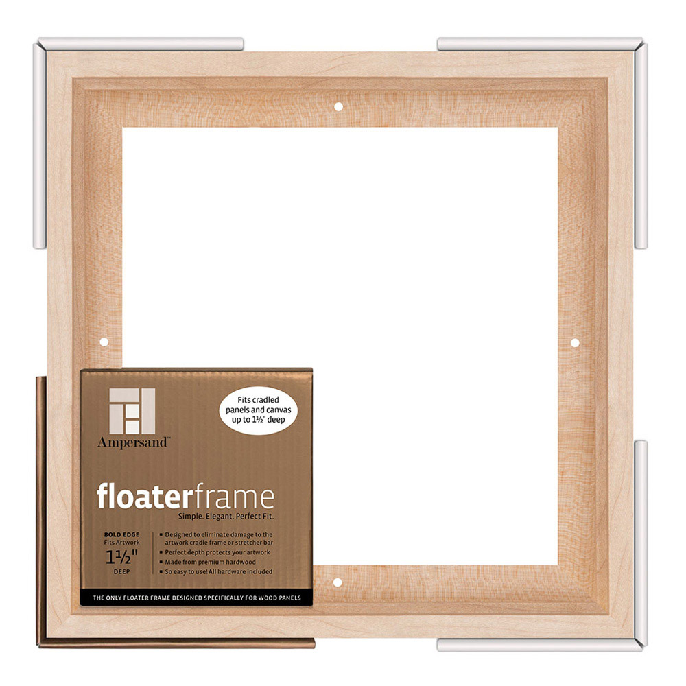 Ampersand Float Frame 1.5In Bold 10X10 Maple
