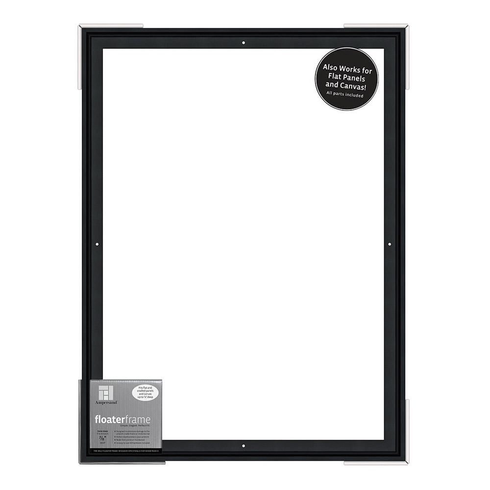 Ampersand Float Frame 7/8In Thin 18X24 Black