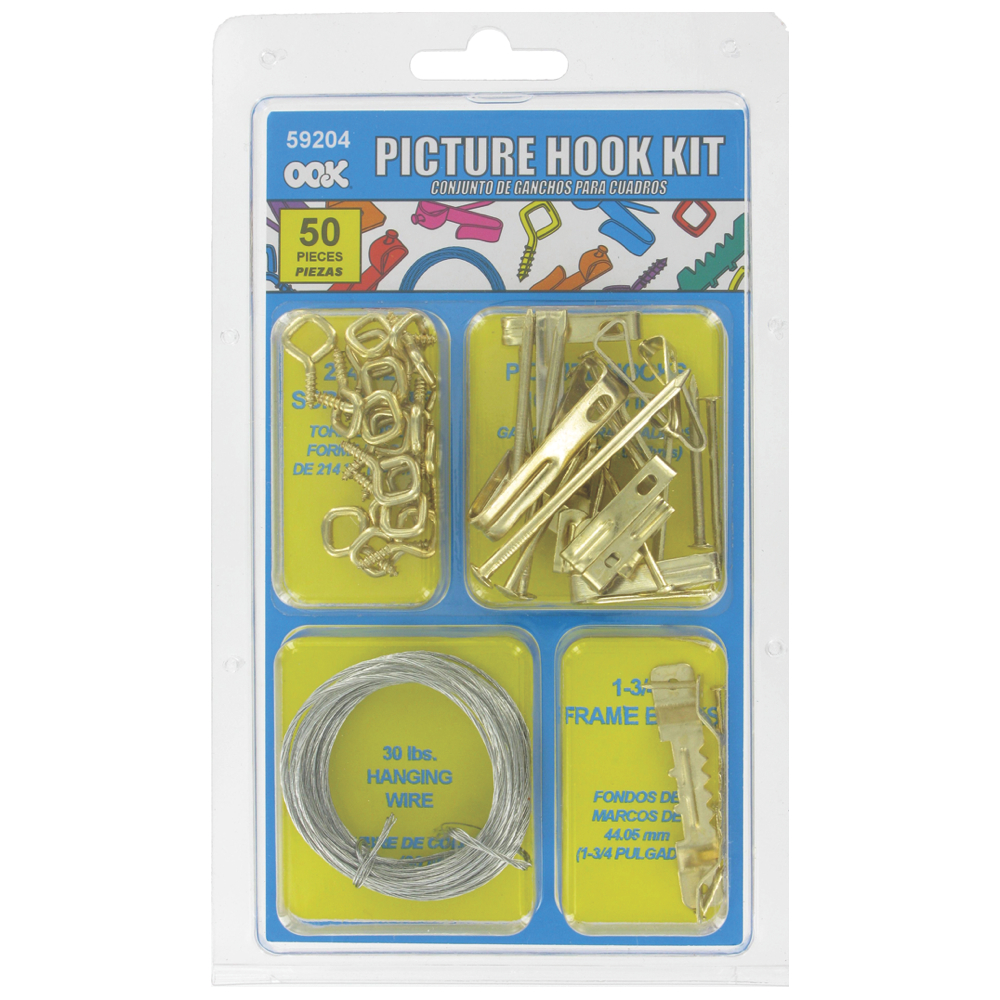 Ook Picture Hook Kit - 50-Pieces