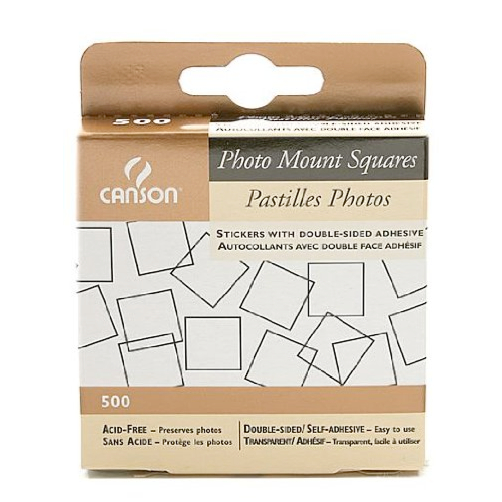 Photo Mounting Squares Pkg 500