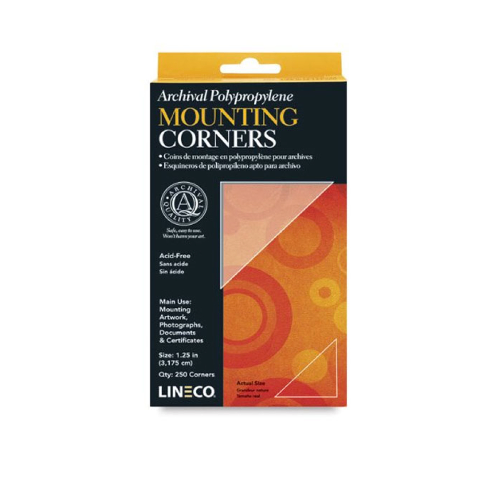 Polypropylene 1.25In Mounting Corners 250 Pkg