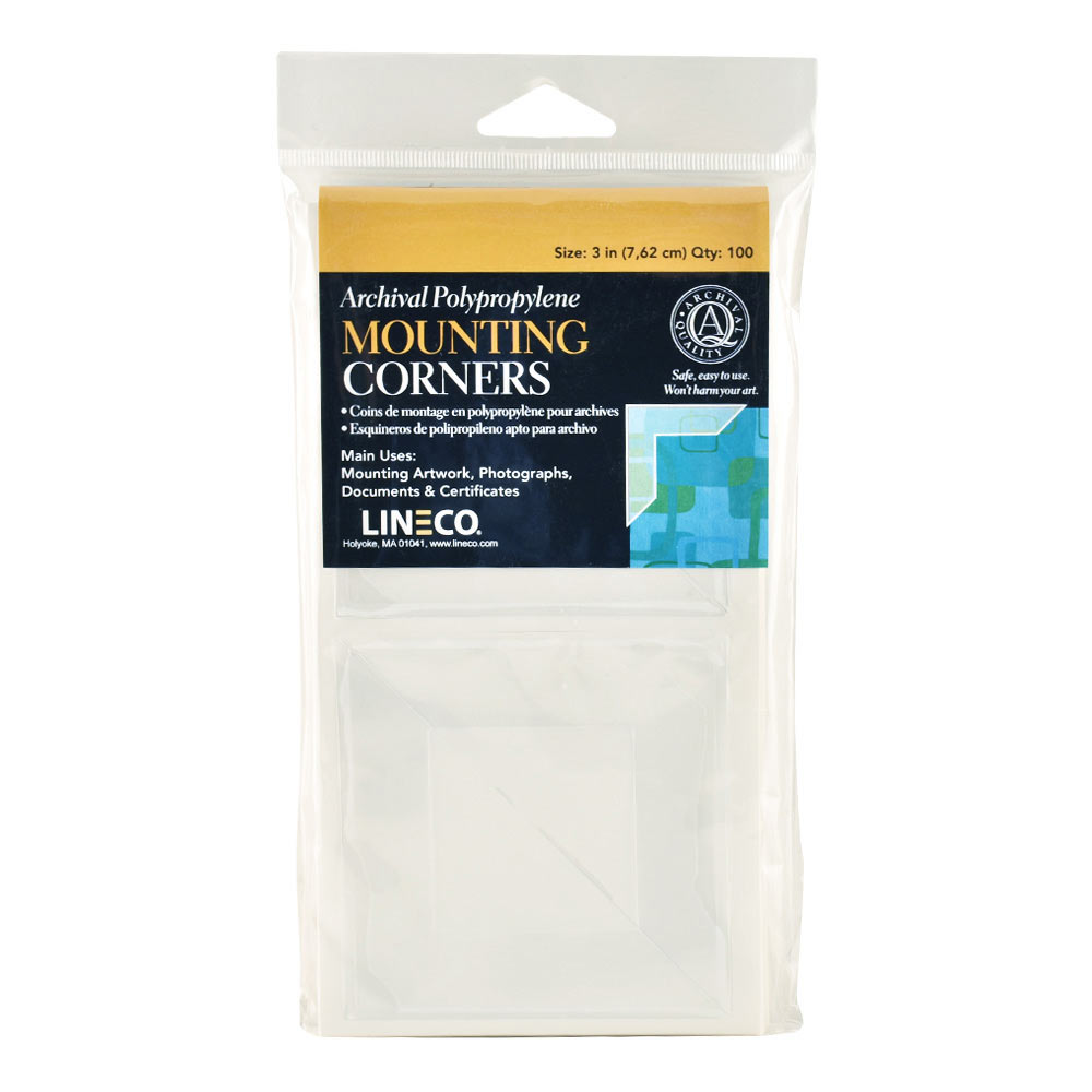 Polypropylene 3In Mounting Corners 100 Pkg