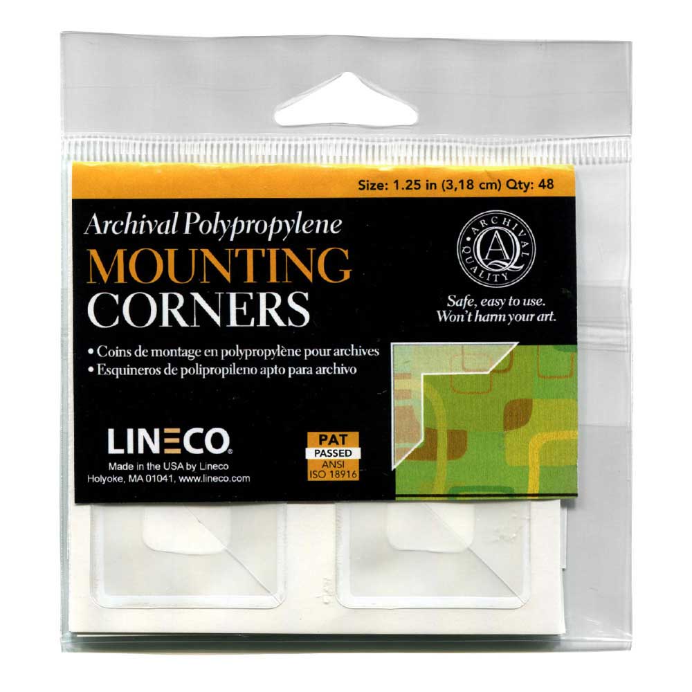 Polypropylene 1.25In Mounting Corners 48 Pkg