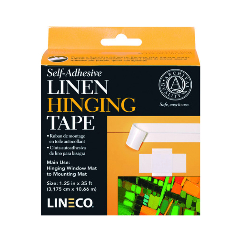 Linen Self Adhesive Hinging Tape 1.25In X35Ft
