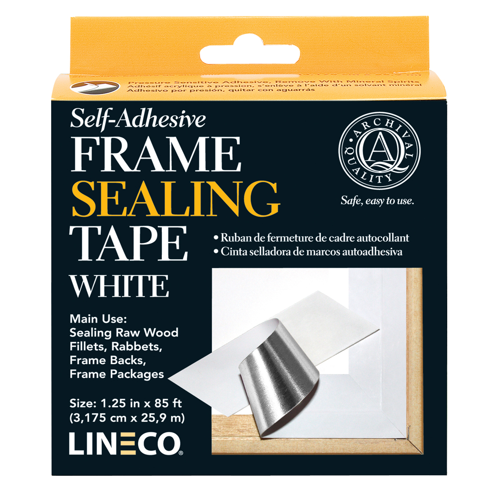 Frame Sealing Tape White 1.25in by 85ft