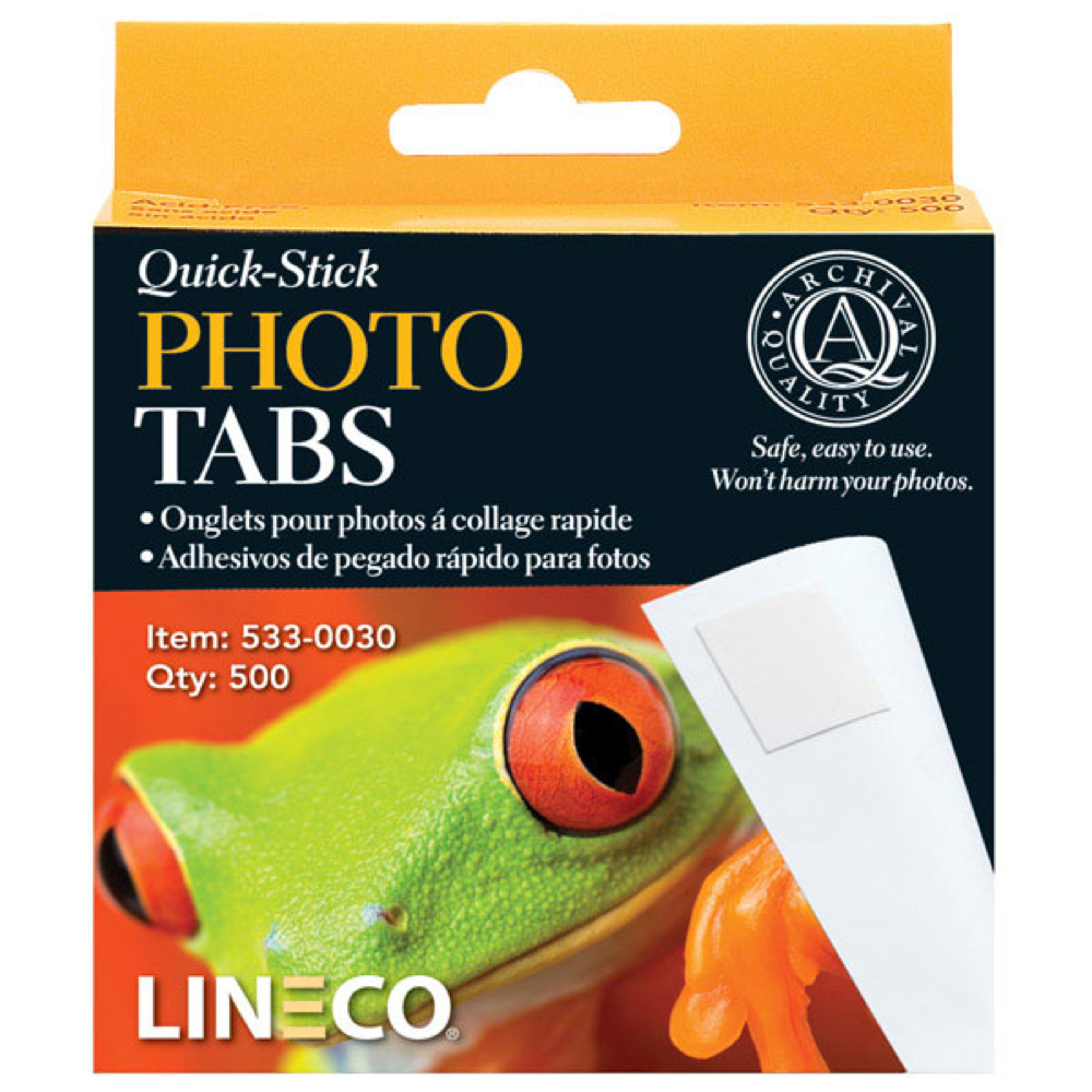 Lineco Infinity Photo Tabs Pkg 500