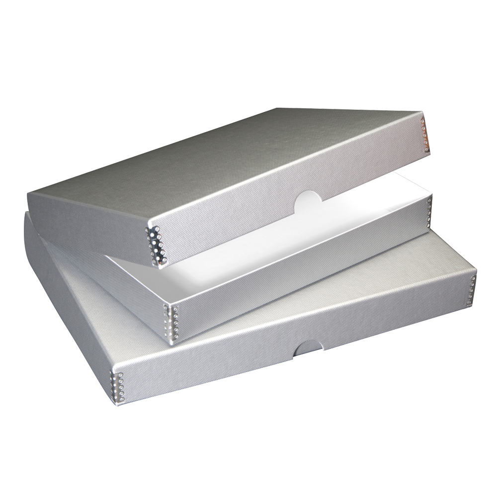 Lineco Metallic Storage Box 9X12 Silver