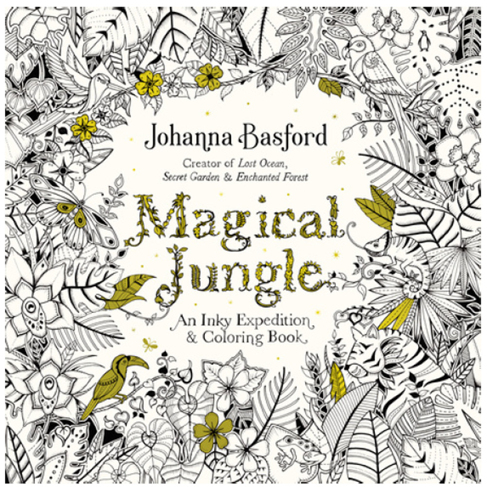 Magical Jungle: Coloring Book