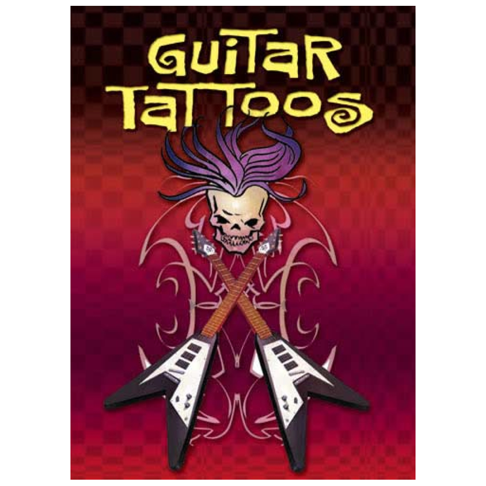 Dover Temporary Tattoos Guitars UPC 800759477647 tattoos guitars