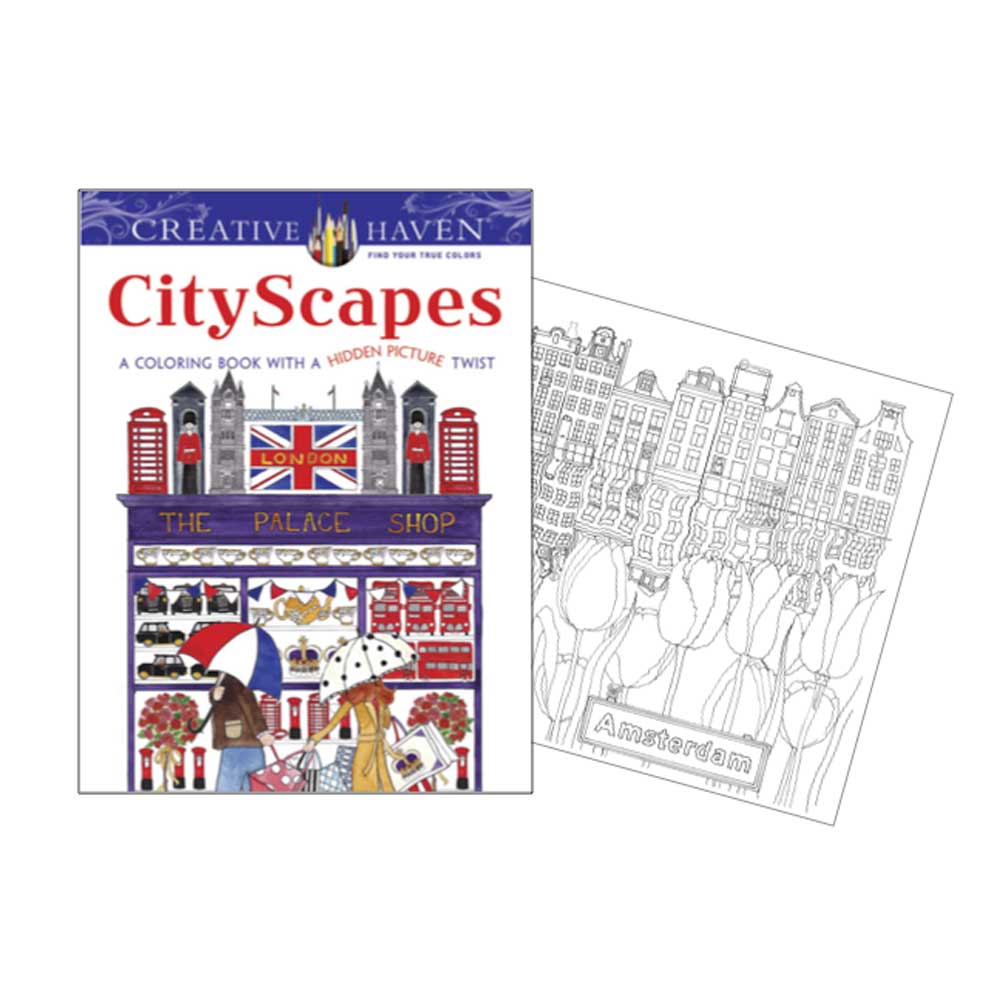 Creative Haven Coloring Book Cityscapes