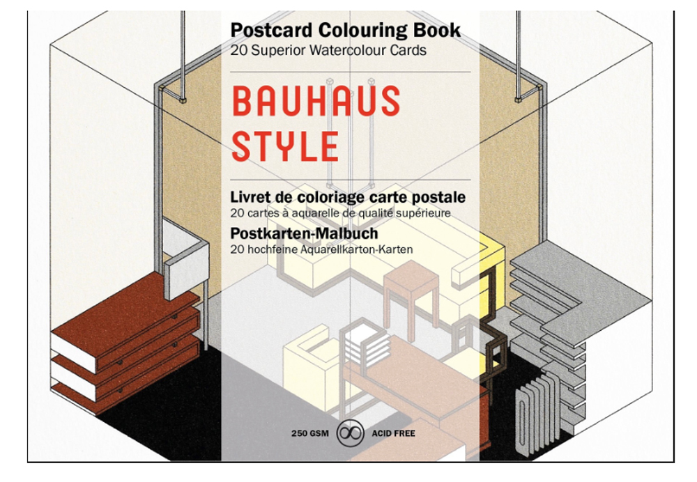 Artists' Colouring Postcards Bauhaus