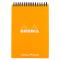 Rhodia Wirebound Pad 6X8.25 Orange Dot