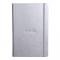 Rhodia Silver Webnotebook 5.5X8.25 Dot Grid