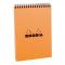 Rhodia Wirebound Pad 8.25X11.75 Orange Lined